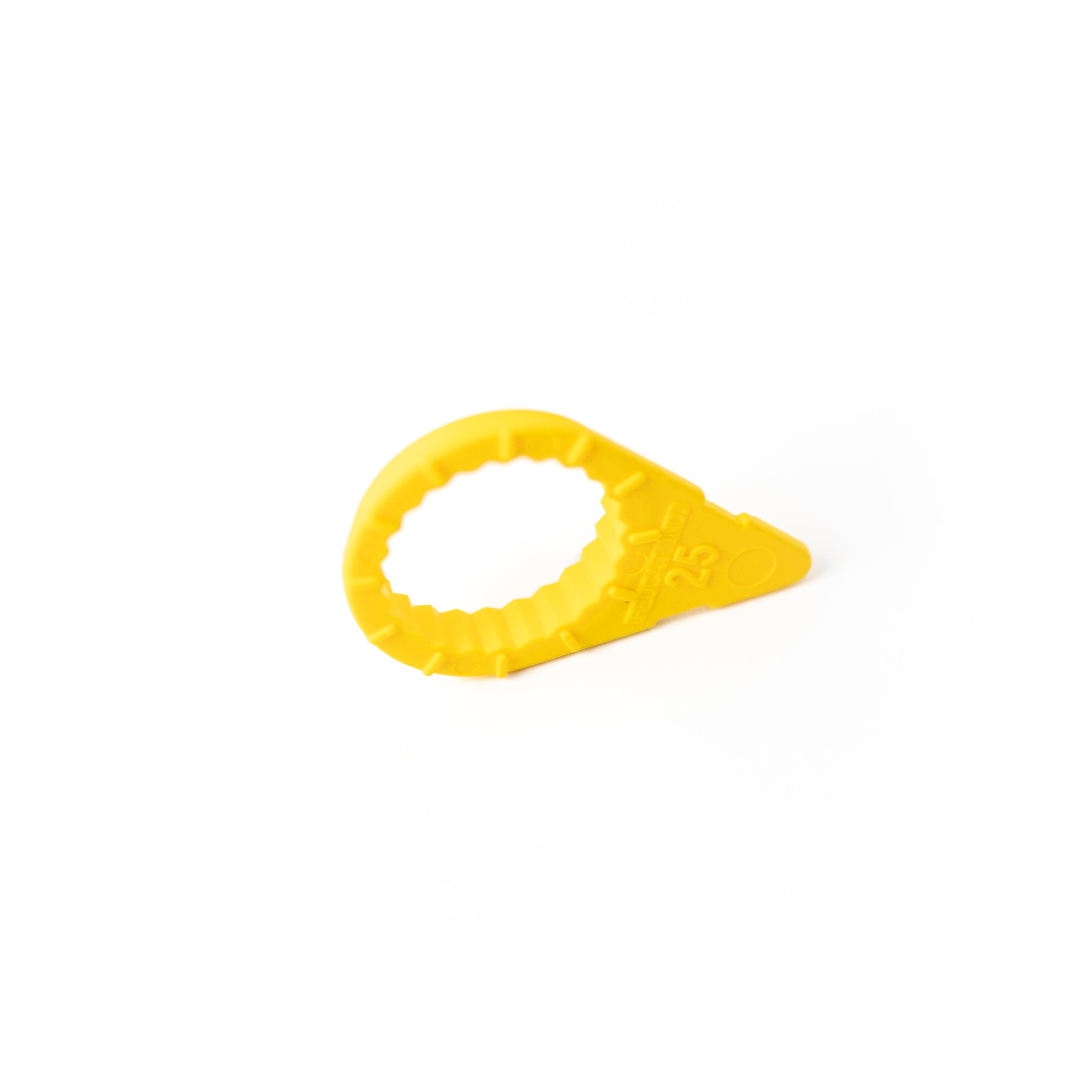 Redcat Standard Wheel Nut Indicator 25MM Yellow Pack of 100